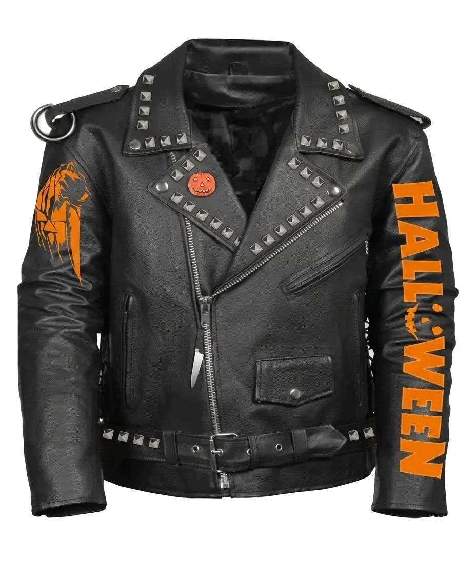 Michael Myers Halloween Biker Leather Jacket