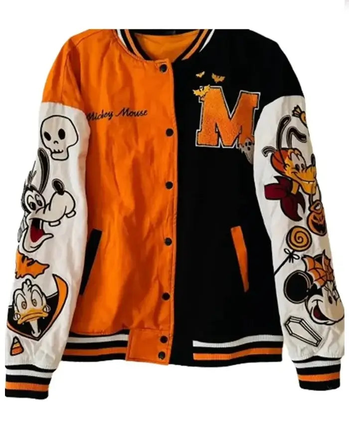 Mickey Mouse Halloween Varsity Jacket