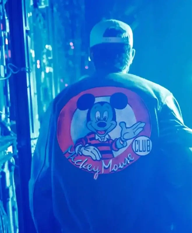 Mickey Mouse Ryan Gosling Club Grey & Blue Jacket For Men & Women