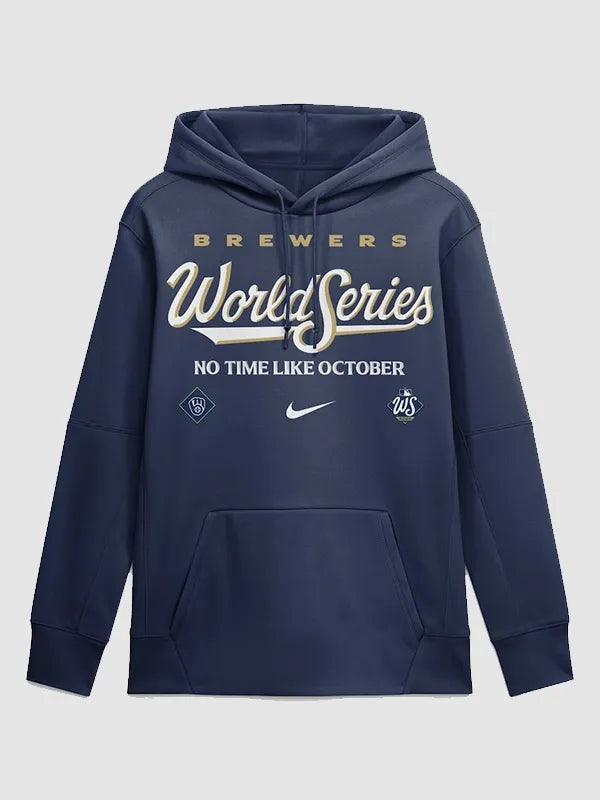 Milwaukee Brewers 2026 World Series Navy Hoodie For Men & Women