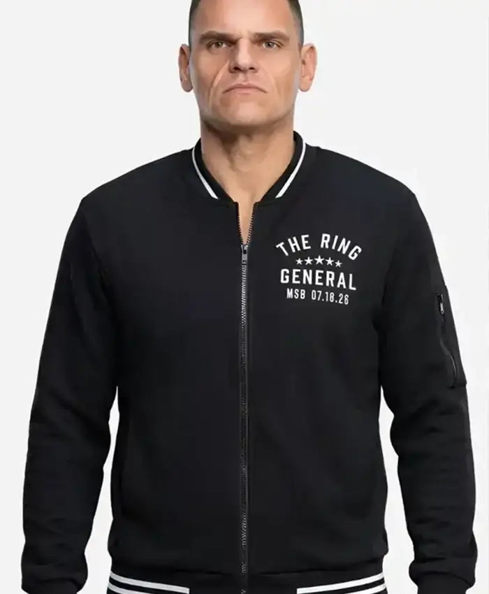 Minnesota Gunther The Ring General Black Bomber Jacket