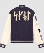 Minnesota Vikings Rivalries Purple Varsity Jacket For Men & Women