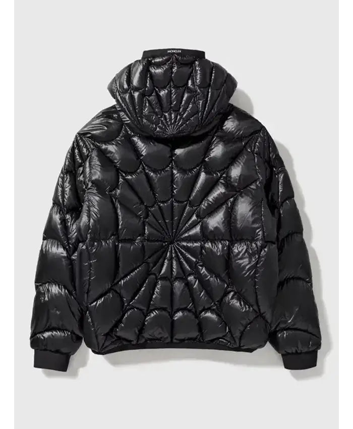 Moncler X Spiderman Black Padded Zipper Jacket