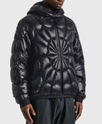 Moncler X Spiderman Black Padded Zipper Jacket For Men & Women