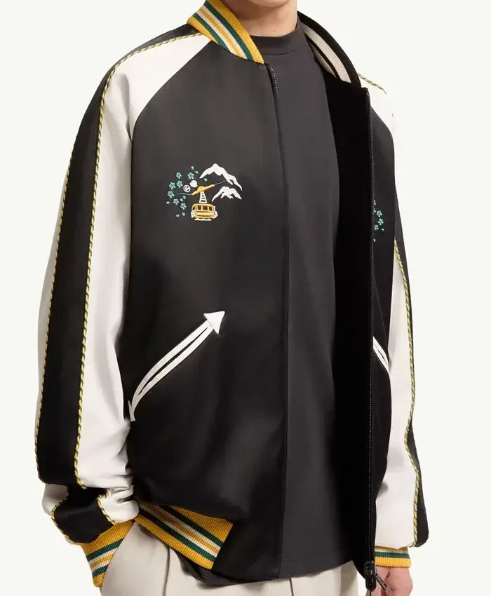 Moncler x Fragment Yūgō Satin Souvenir Jacket