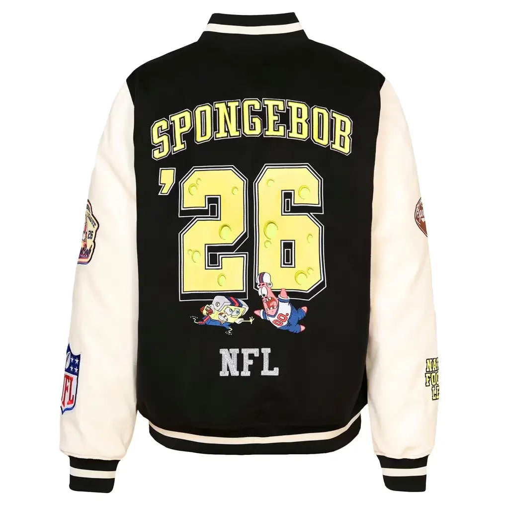 NFL International Games 2026 x Spongebob Varsity Jacket - Mens
