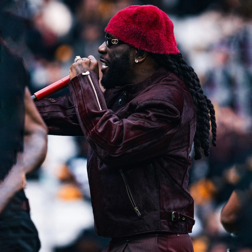NFL Paris Game Burna Boy Leather Jacket