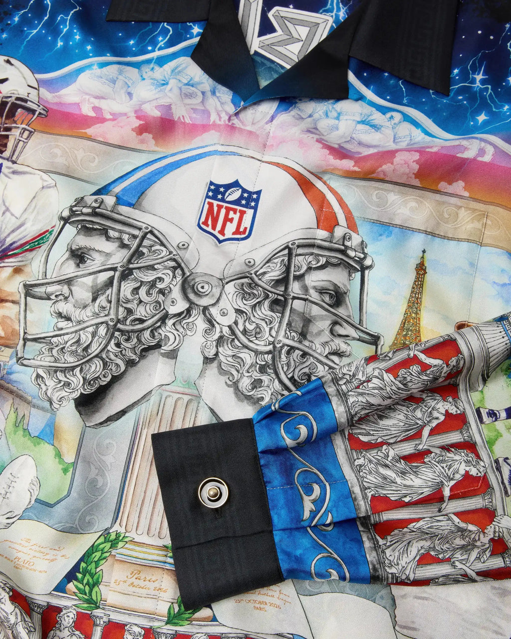 NFL Paris Game Long Sleeve Silk Twill Shirt
