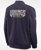 NFL Sideline Minnesota Vikings Rivalries Nike Bomber Jacket