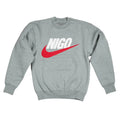 NIGO x Nike Heather Grey Crew Sweatshirt