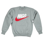 NIGO x Nike Heather Grey Crew Sweatshirt