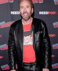 NYCC Nicolas Cage Spider Noir Black Leather Jacket