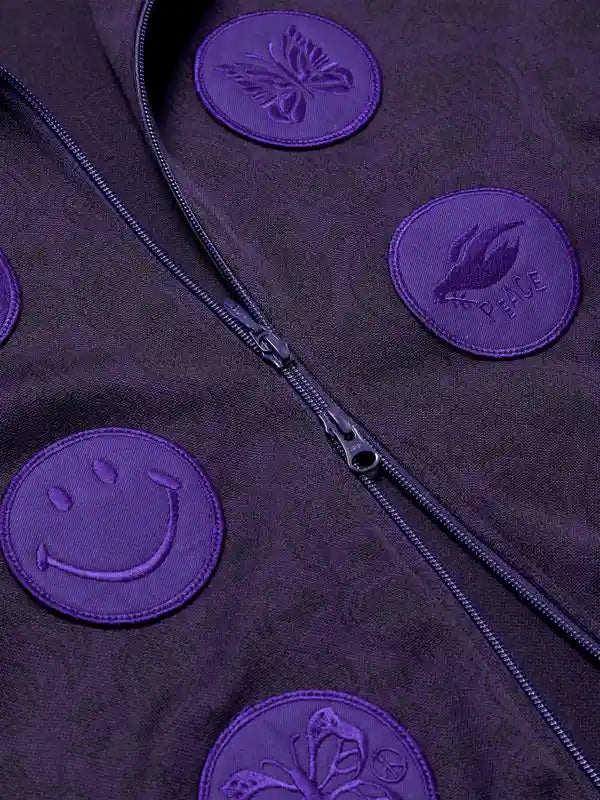 Needles x Albino & Preto Track Purple  Zip Jacket