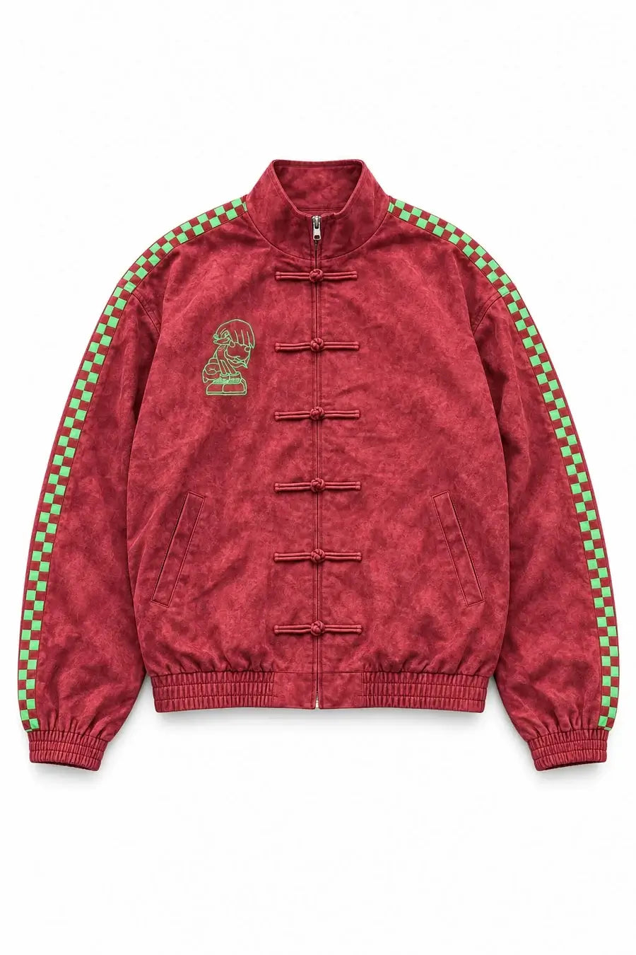 Neptun x Sonic Suede Red Jacket For Men & Women