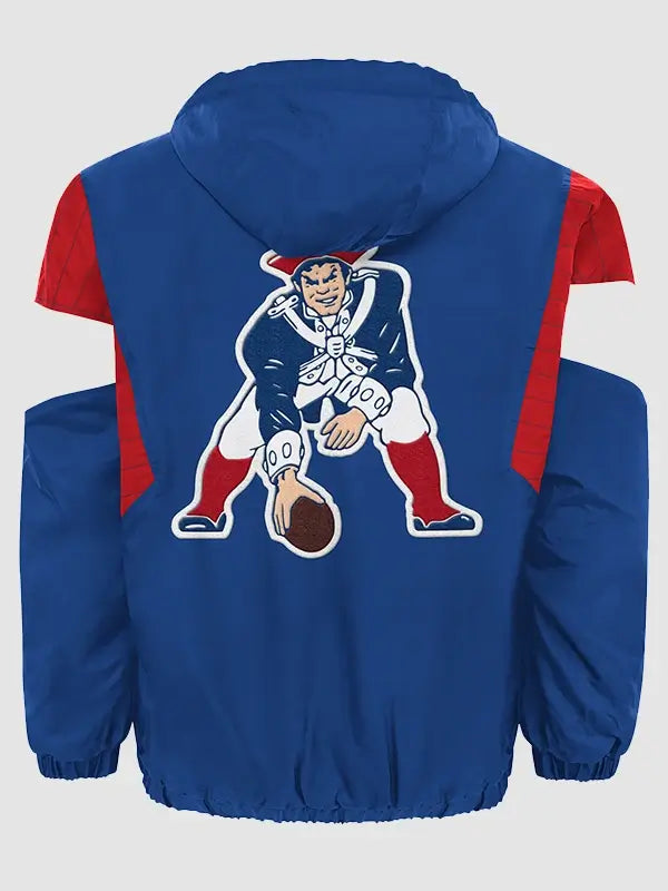 New England Patriots 2026 Starter Throwback Half-Zip Jacket