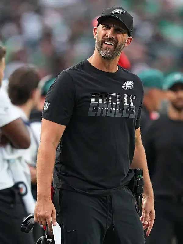 Nick Sirianni Eagles Black T-shirt
