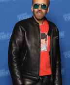 Nicolas Cage NYCC Spider Noir Black Leather Jacket
