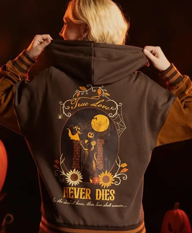 Nightmare Before Christmas Floral Jacket