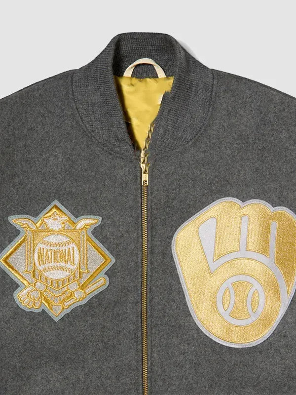 Nike Brewers World Series Champions Destroyer Baseball Jacket For Men & Women