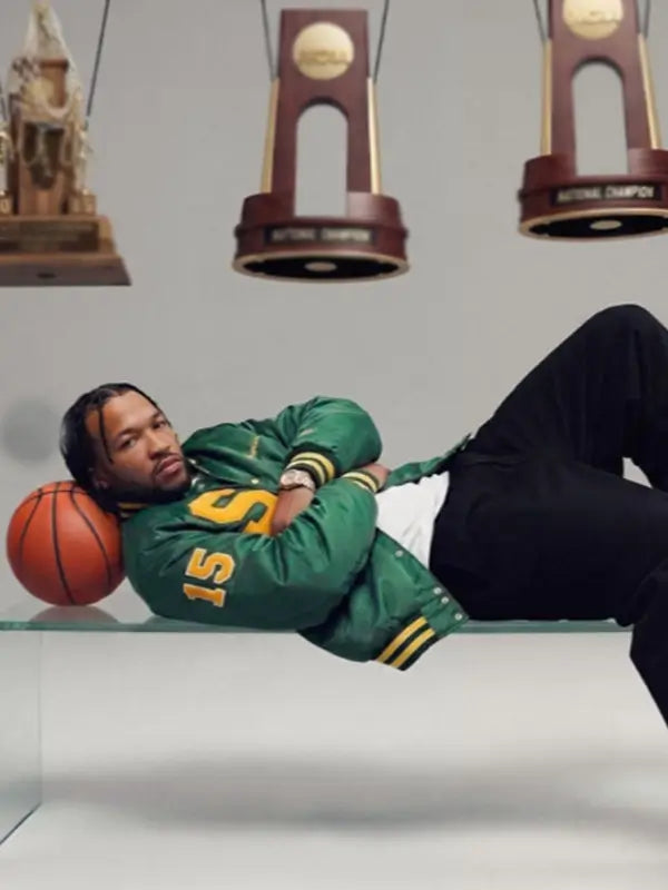 Nike Brunson-Stocks Asherhyde Green Varsity Jacket