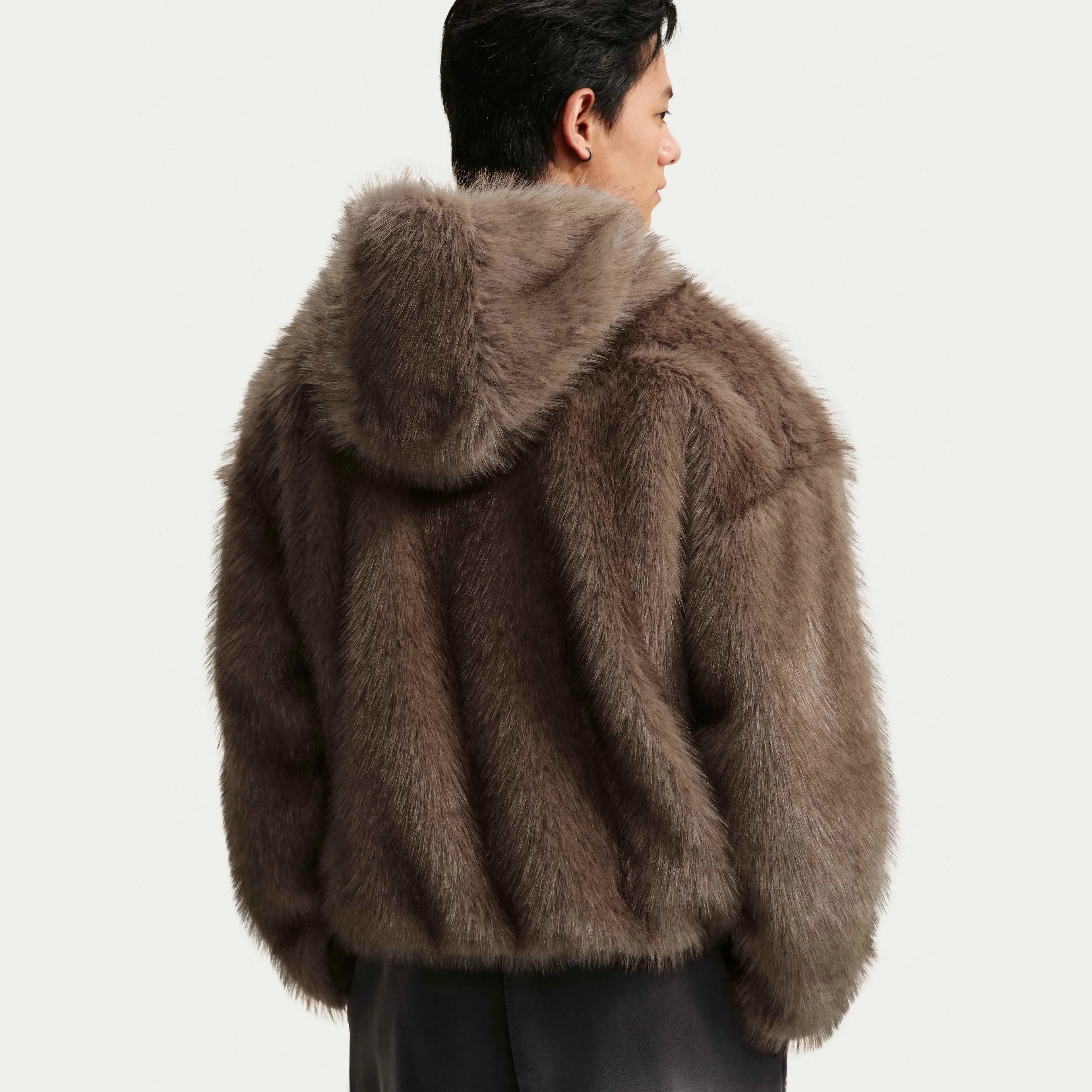 Nike Ja Morant’s Faux Fur Hooded Jacket