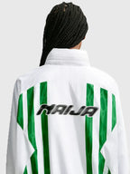 Nike X Slawn Nigeria Lightweight White Zipper Jacket 