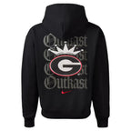 Nike x UGA x Outkast Black Crown Black Hoodie For Men & Women