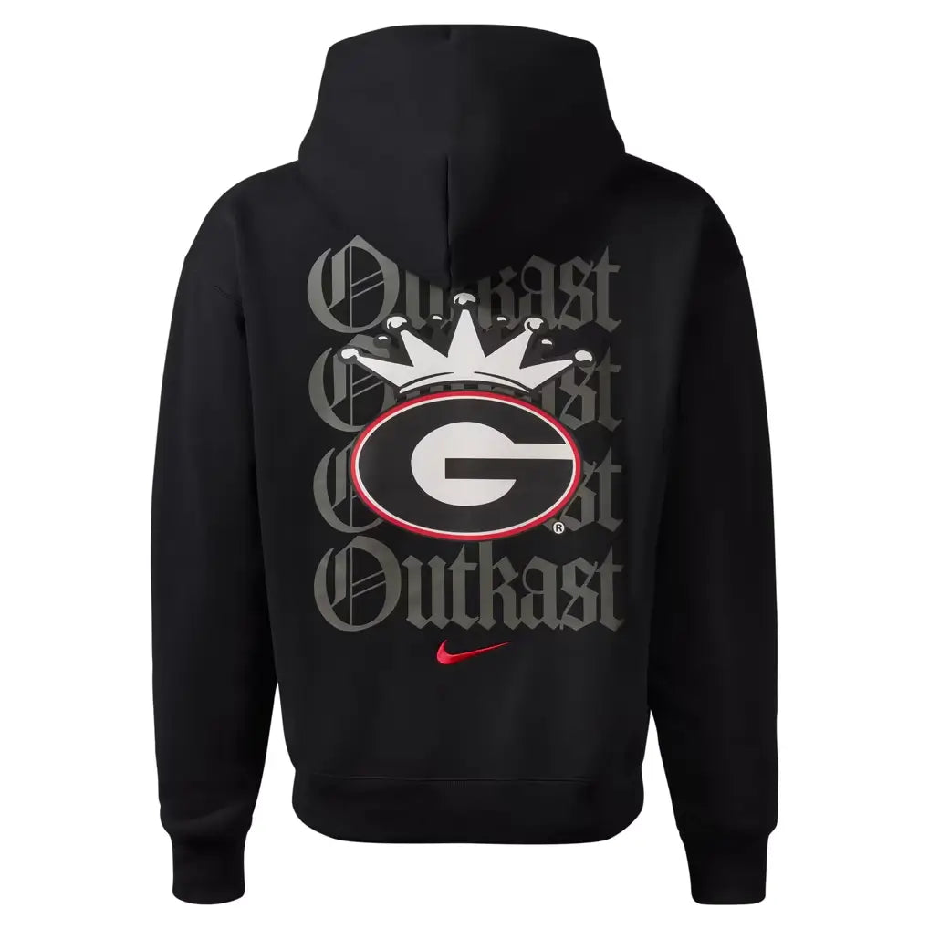 Nike x UGA x Outkast Black Crown Black Hoodie For Men & Women