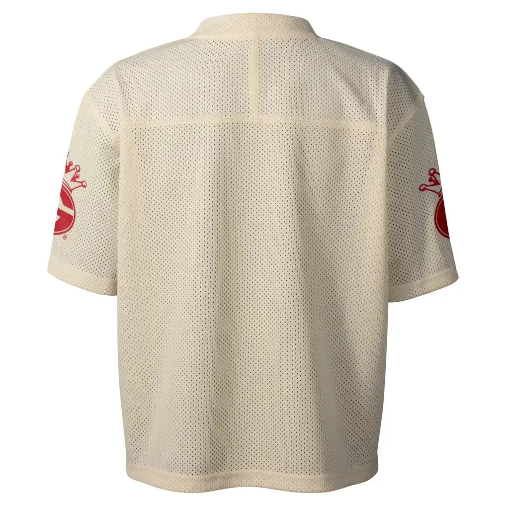 Nike x UGA x Outkast Cream Cropped Football Jersey For Women