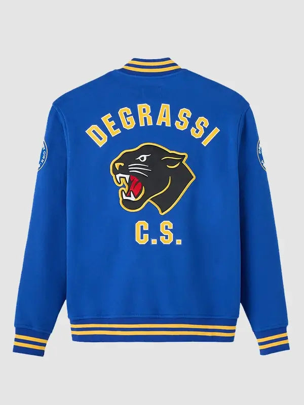 OVO x Degrassi Panthers Fleece Varsity Jacket For Men & Women