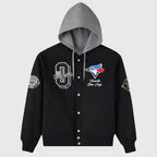 OVO x MLB  Toronto Blue Jays Black Bomber Jacket
