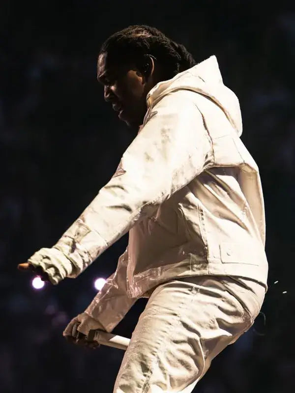 Octane Tour Don Toliver White Hooded Technical Jacket
