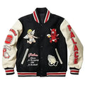 Palace Fallen Angels White Varsity Jacket