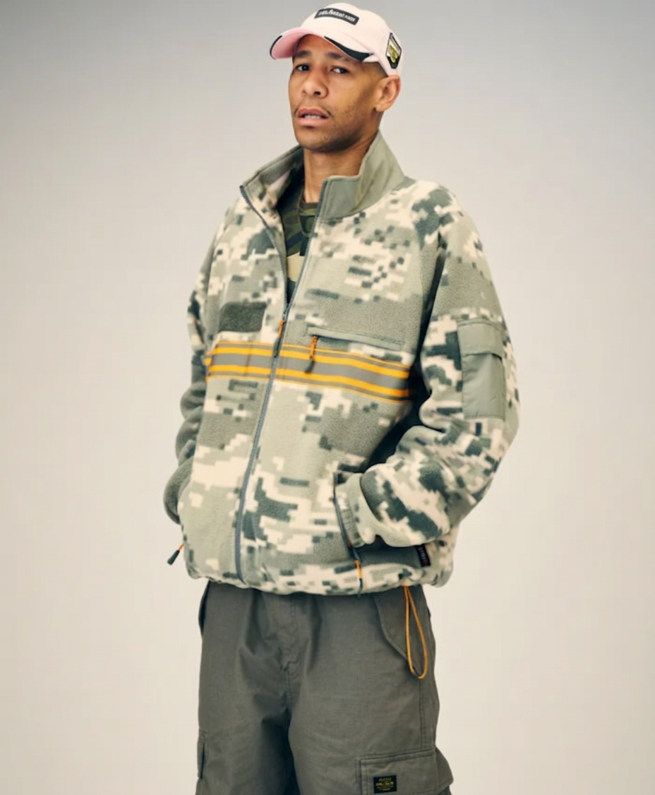 Palace Skateboards Camouflage Fleece Jacket