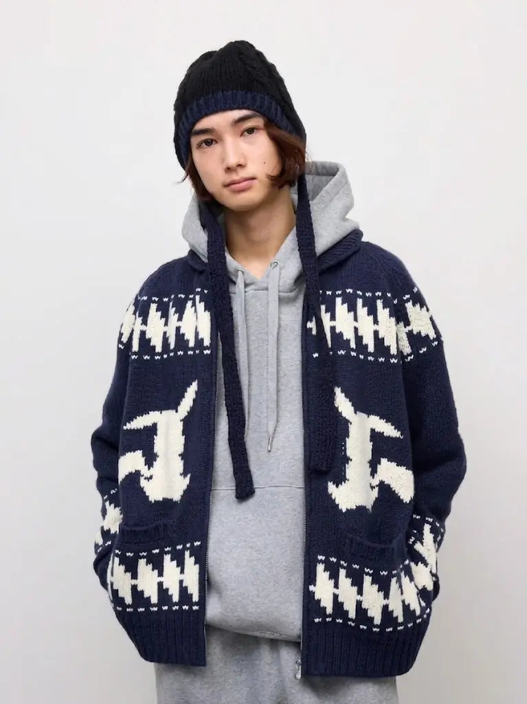 Pokémon × GU Full-Zip Knit Jacket