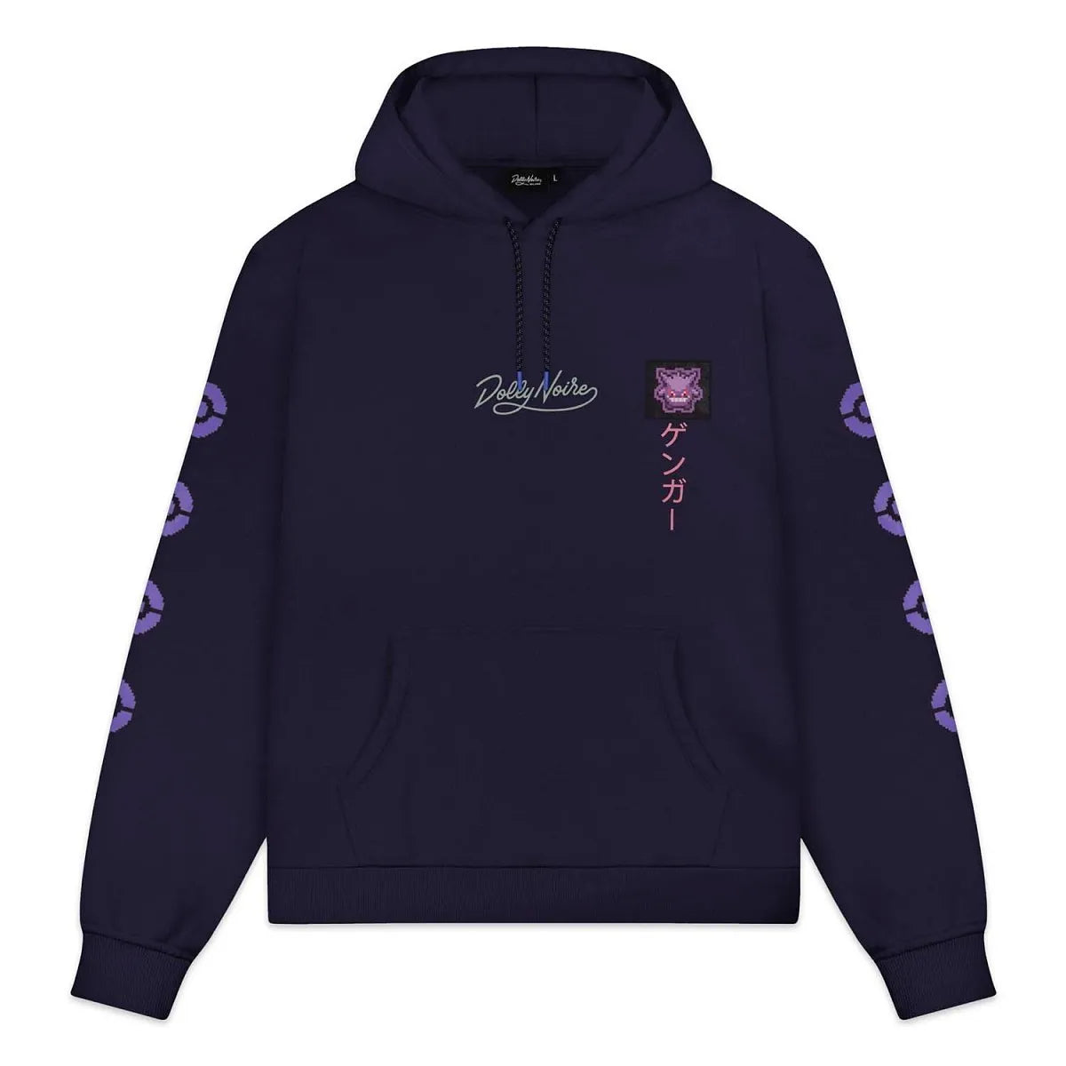Pokémon × Dolly Noire Gastly Haunter Gengar Hoodie