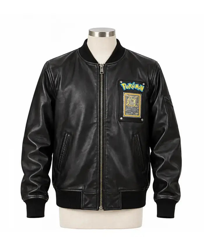 Pokemon Fire Dragon Leather Jacket