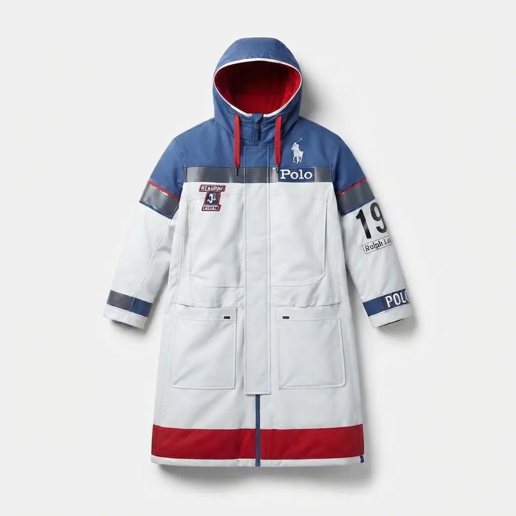 Polo x Fortnite Stadium 92 White Zip Coat For Men & Women
