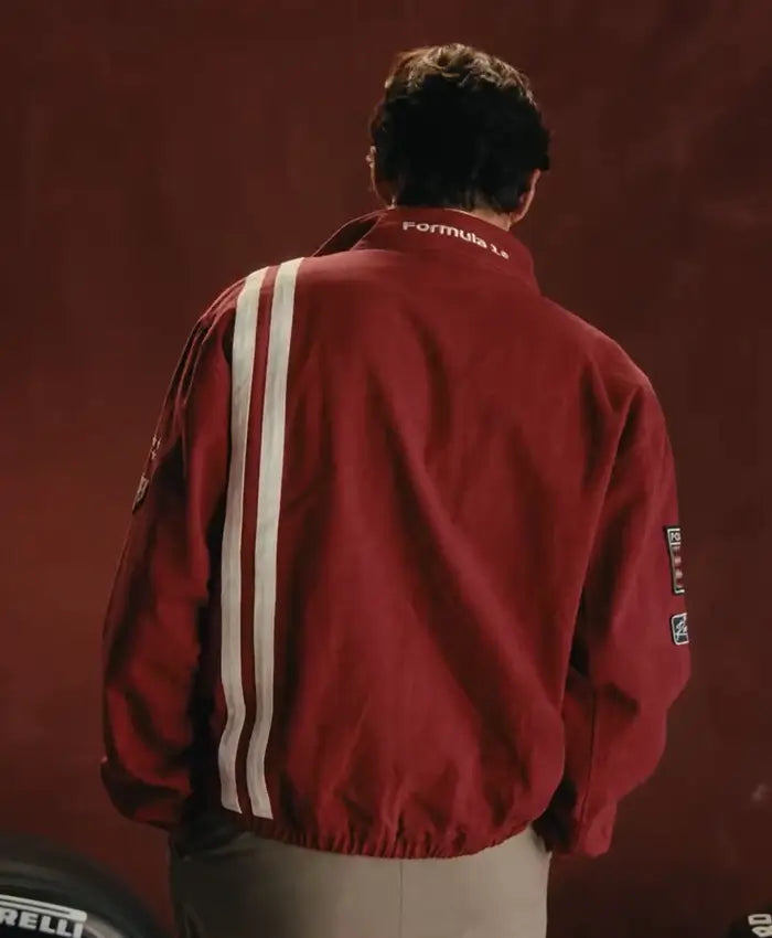 Pompeii x Formula 1 Red Bomber Jacket