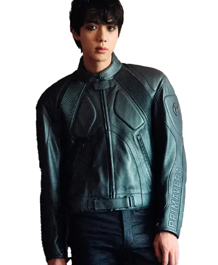 Primavera BTS  Jin Gucci Leather Jacket