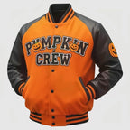 Pumpkin Crew Varsity Black Jacket