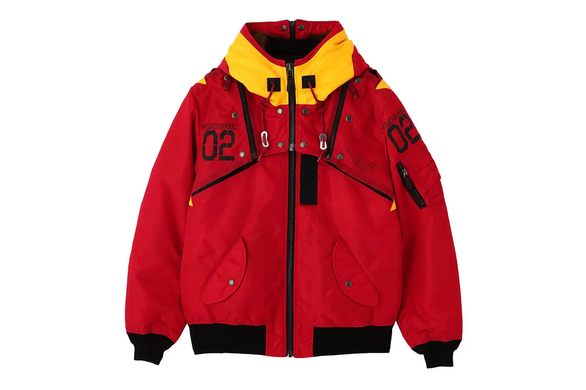 RADIO EVA x AVIREX MA-1 Red Jacket