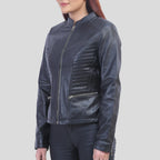 leather jacket women