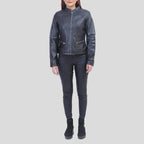 black motorcycle jacket