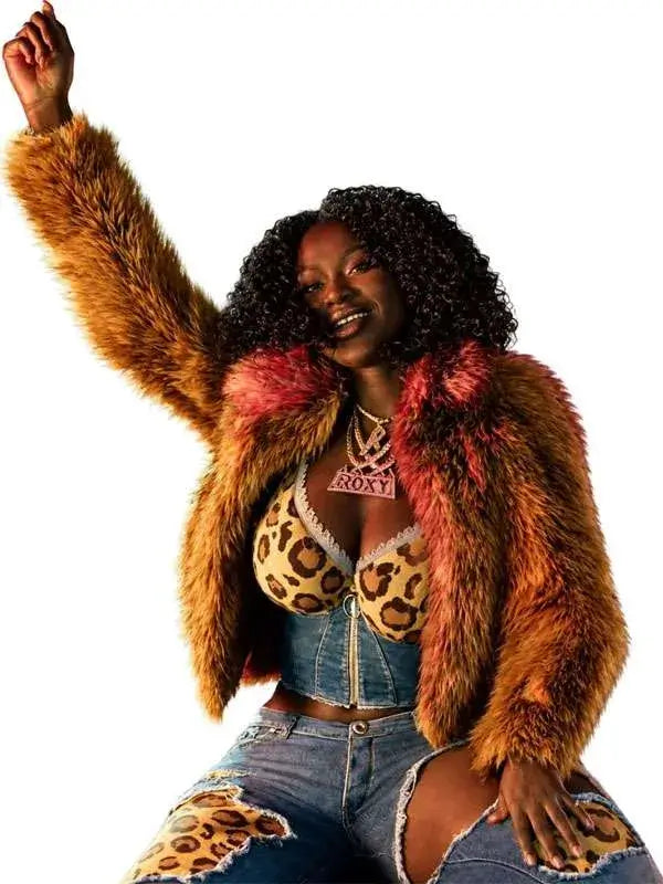 Real Dimez GTA 6 Brown Fur Jacket