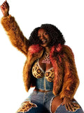 Real Dimez GTA 6 Brown Fur Jacket