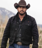 The Yellowstone Rip wheeler Black Jacket