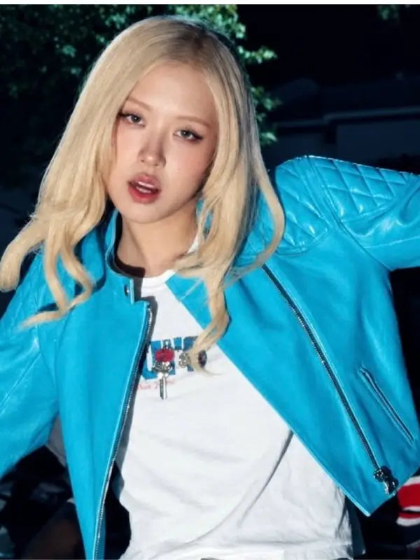 Rosé New Trick 2026 Blue Jacket For Women