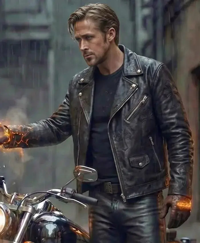 Ryan Gosling Ghost Rider Biker Jacket