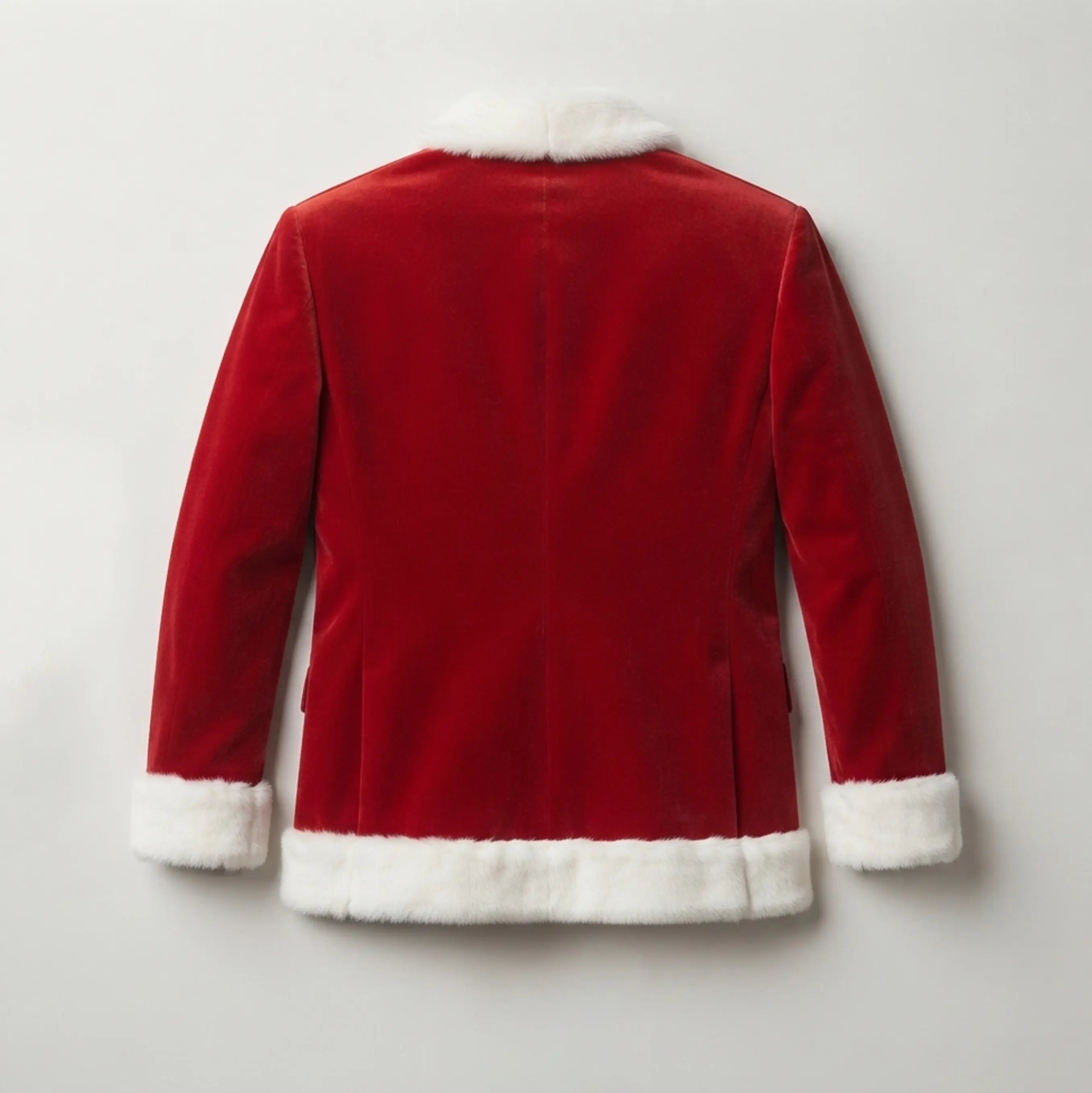 Santa Claus Red Velvet  Blazer For Men & Women